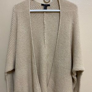 Oversized cream cardigan